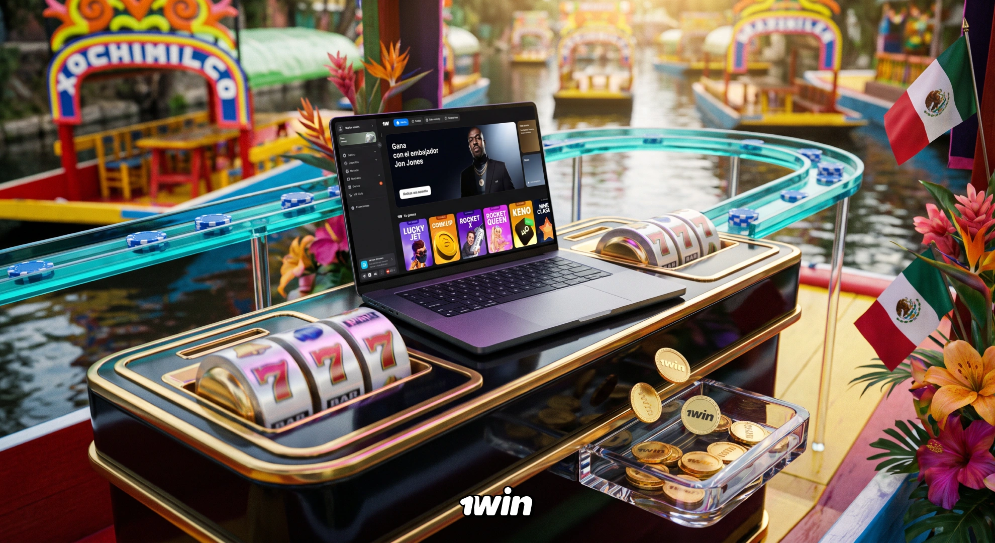 1win México casino en línea con tragamonedas y juegos en vivo